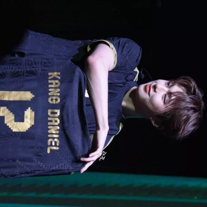 A moment captured by Kang Daniel's fan