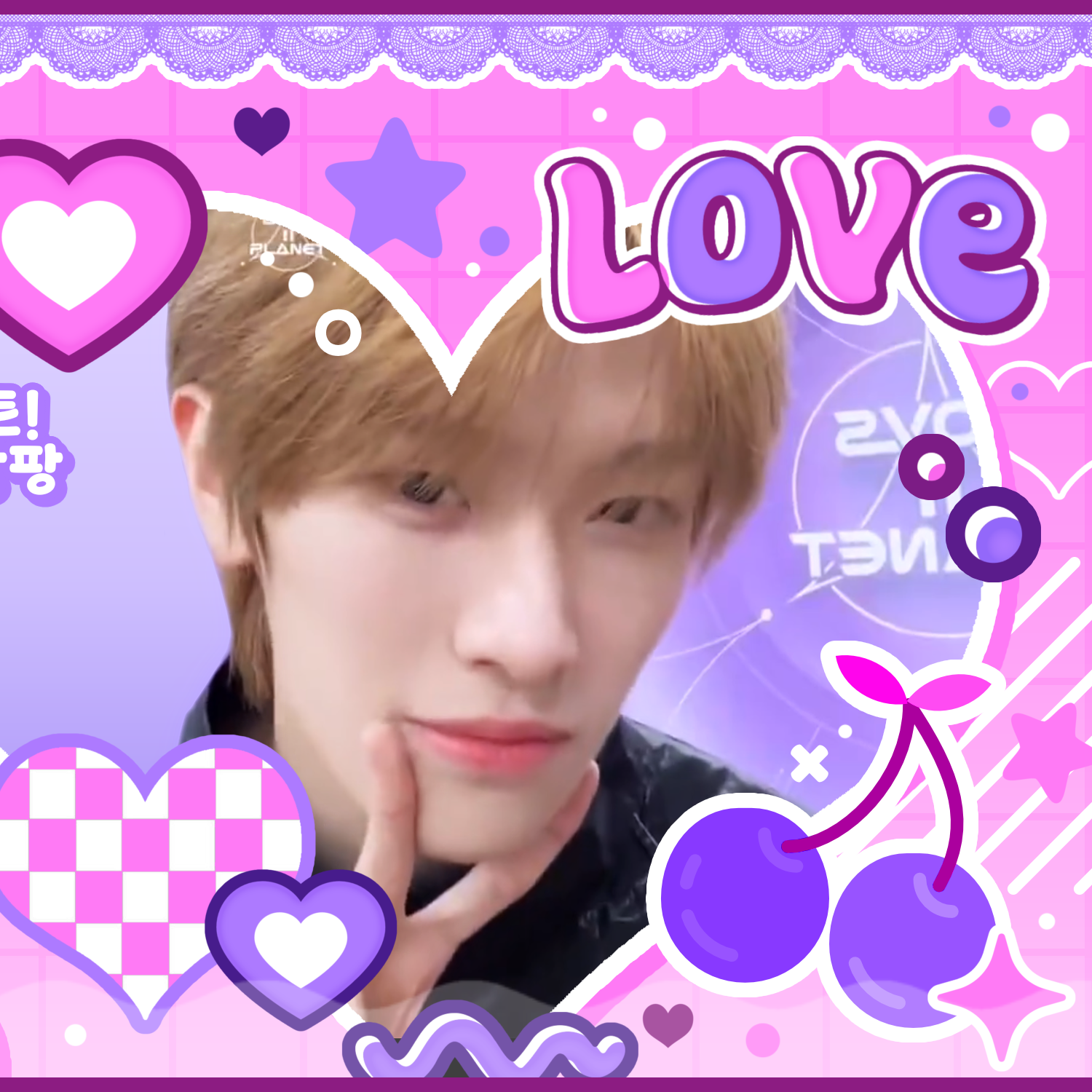 A moment captured by Chen Kaiwen's fan