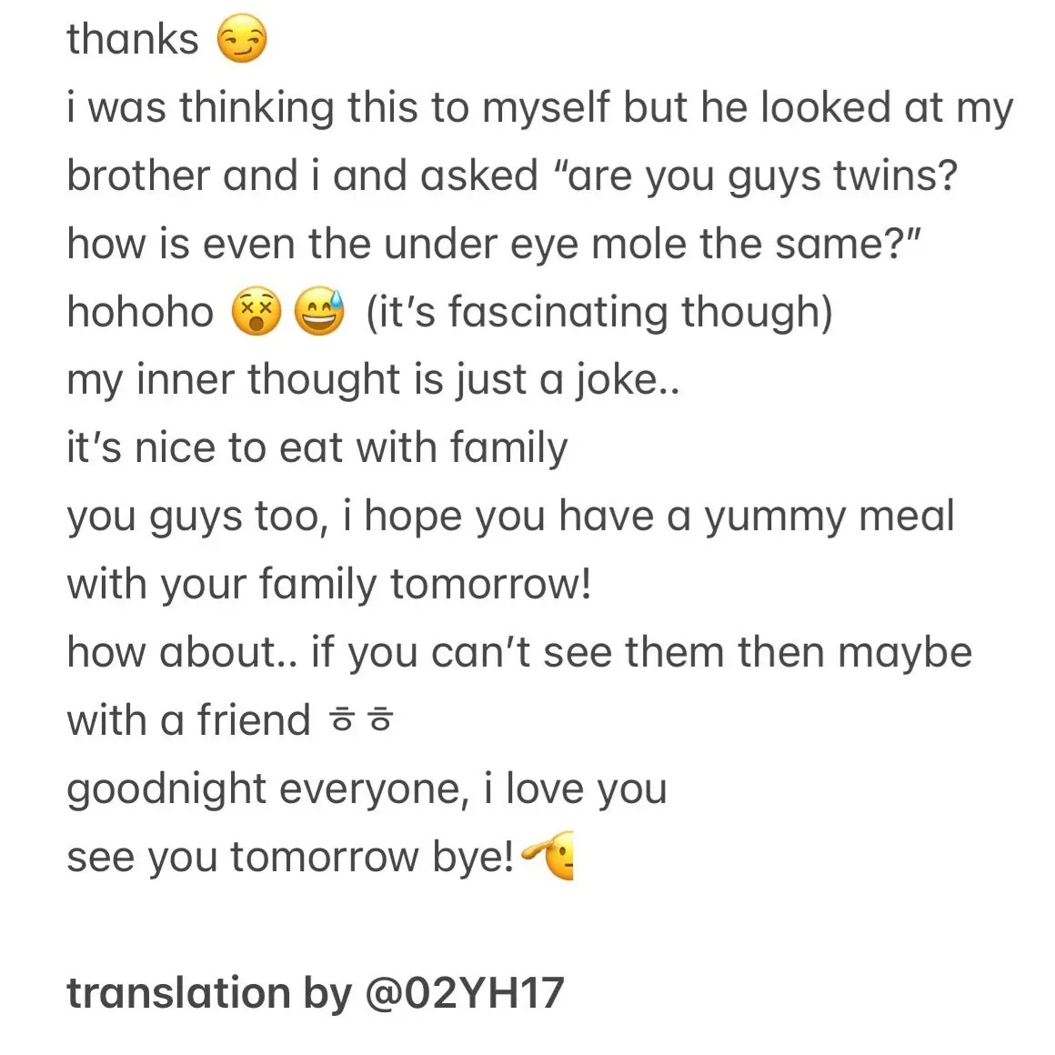 A moment captured by Yonghee (CIX)'s fan