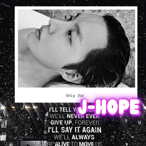 Foto aktivitas terbaru j-hope (BTS)