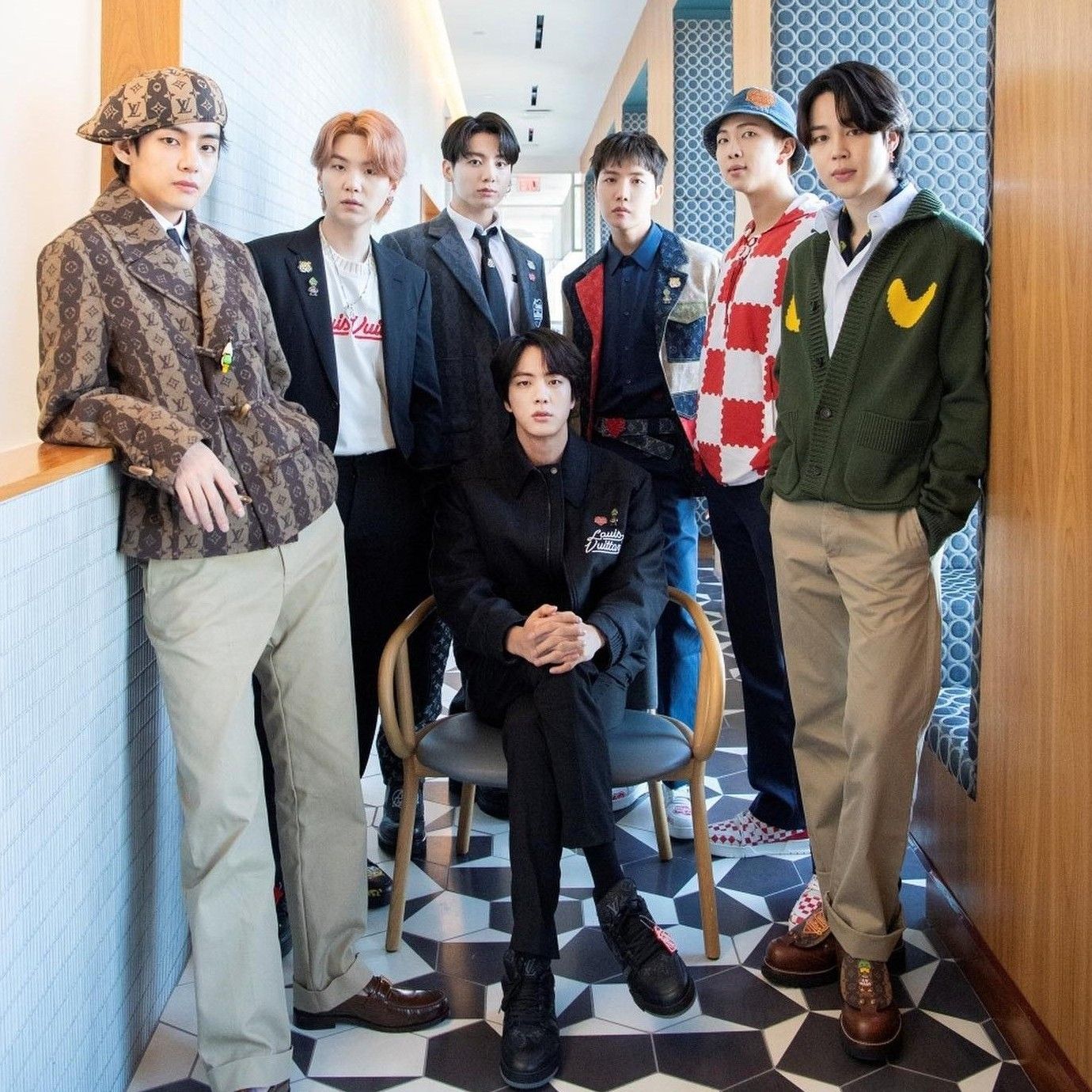 防彈少年團粉絲拍下的瞬間