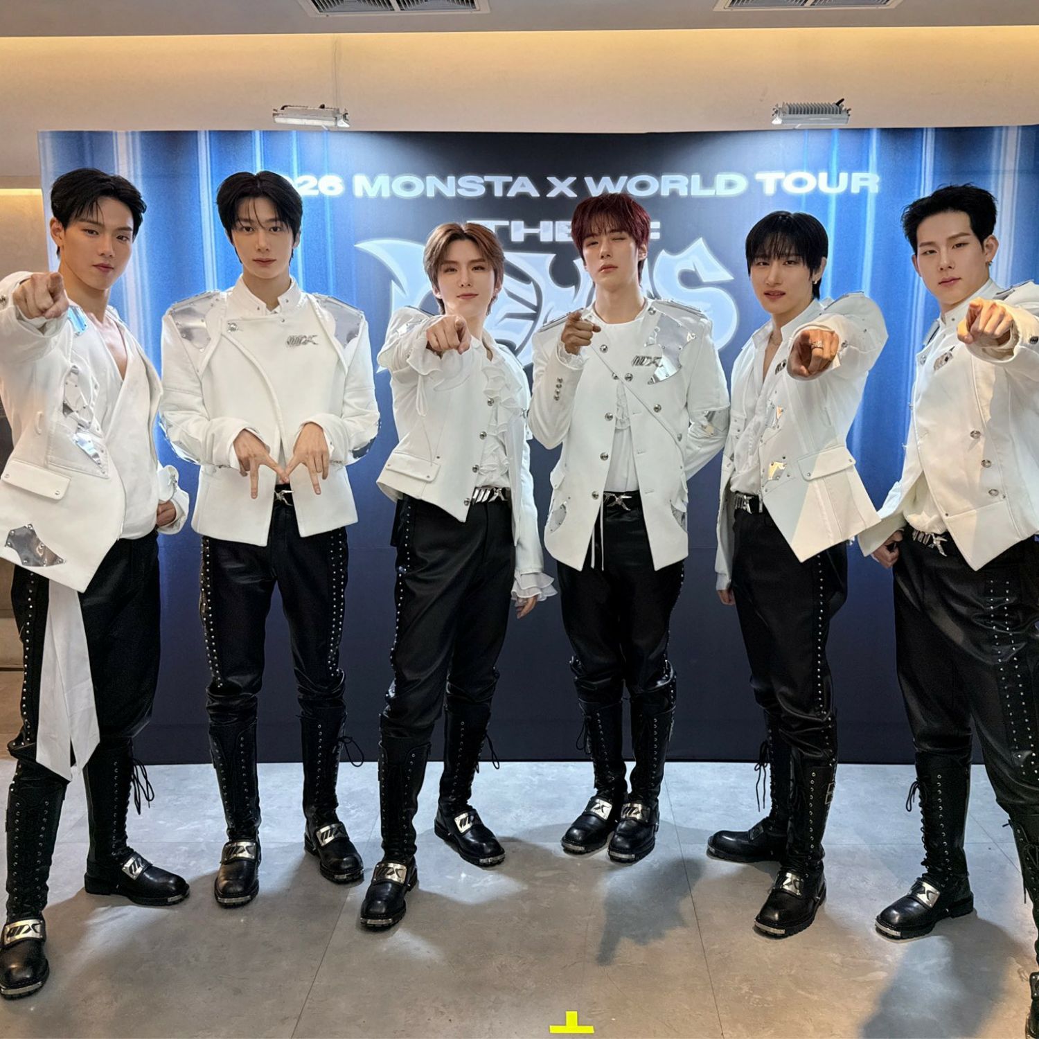 Recent activity shot of MONSTA X