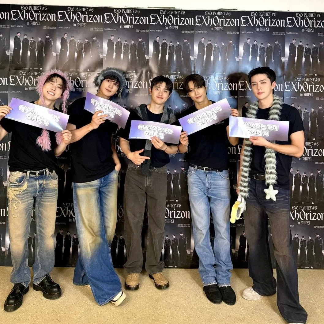 Momen yang diabadikan oleh penggemar EXO