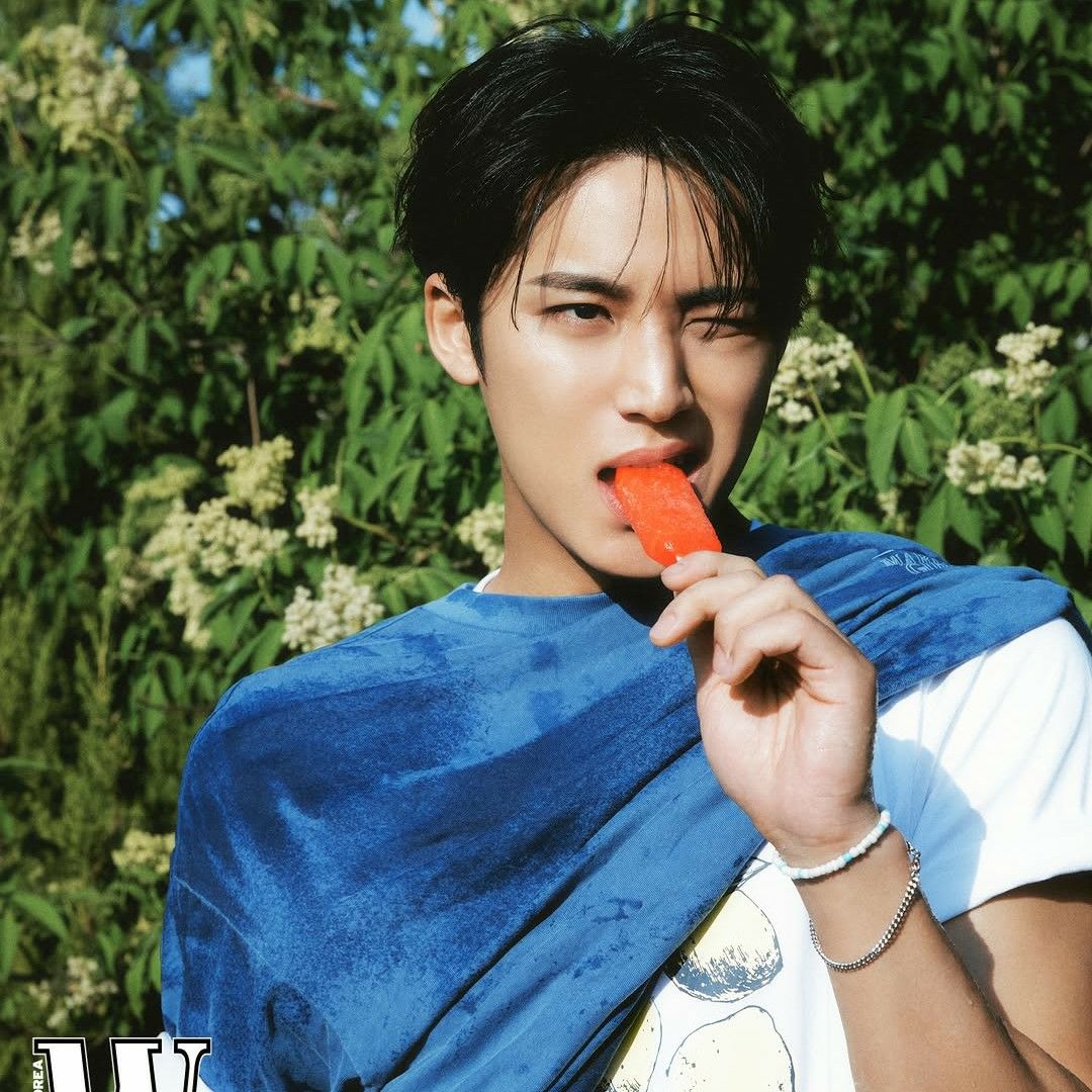 Recent activity shot of Mingyu (SEVENTEEN)