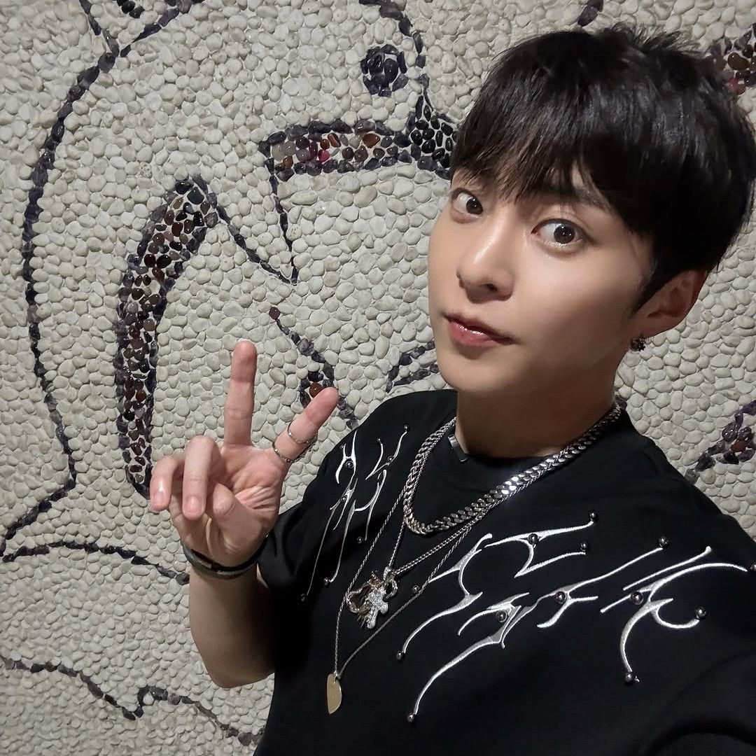 Recent activity shot of Xiumin (EXO)