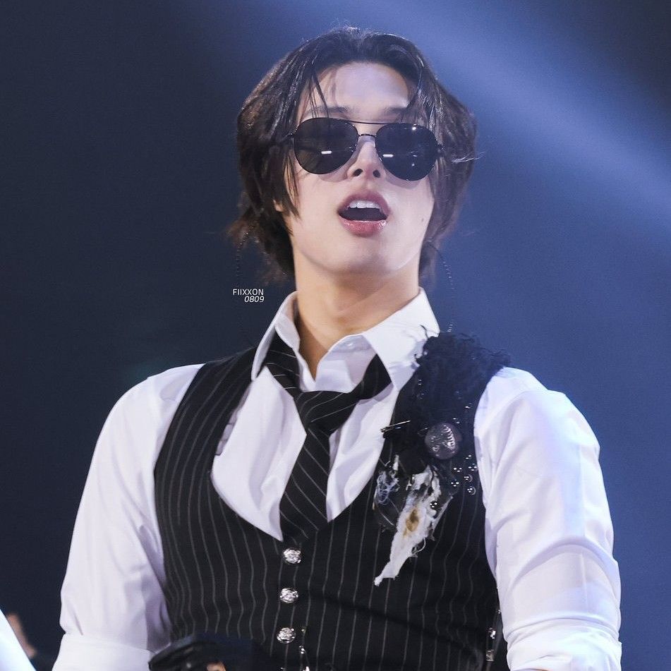 Recent activity shot of Mingi (ATEEZ)