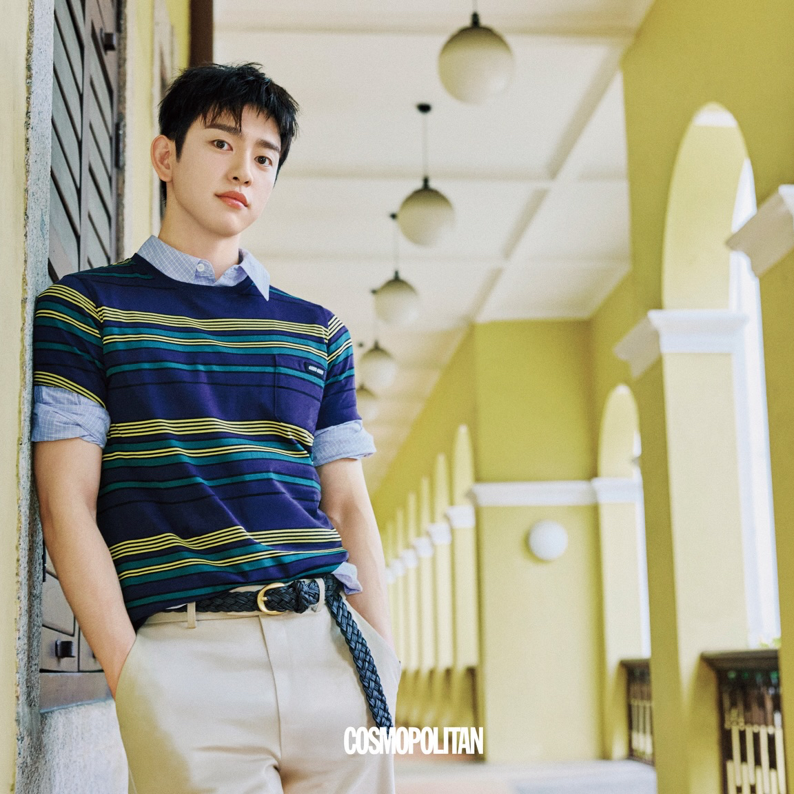Recent activity shot of Jinyoung (GOT7)