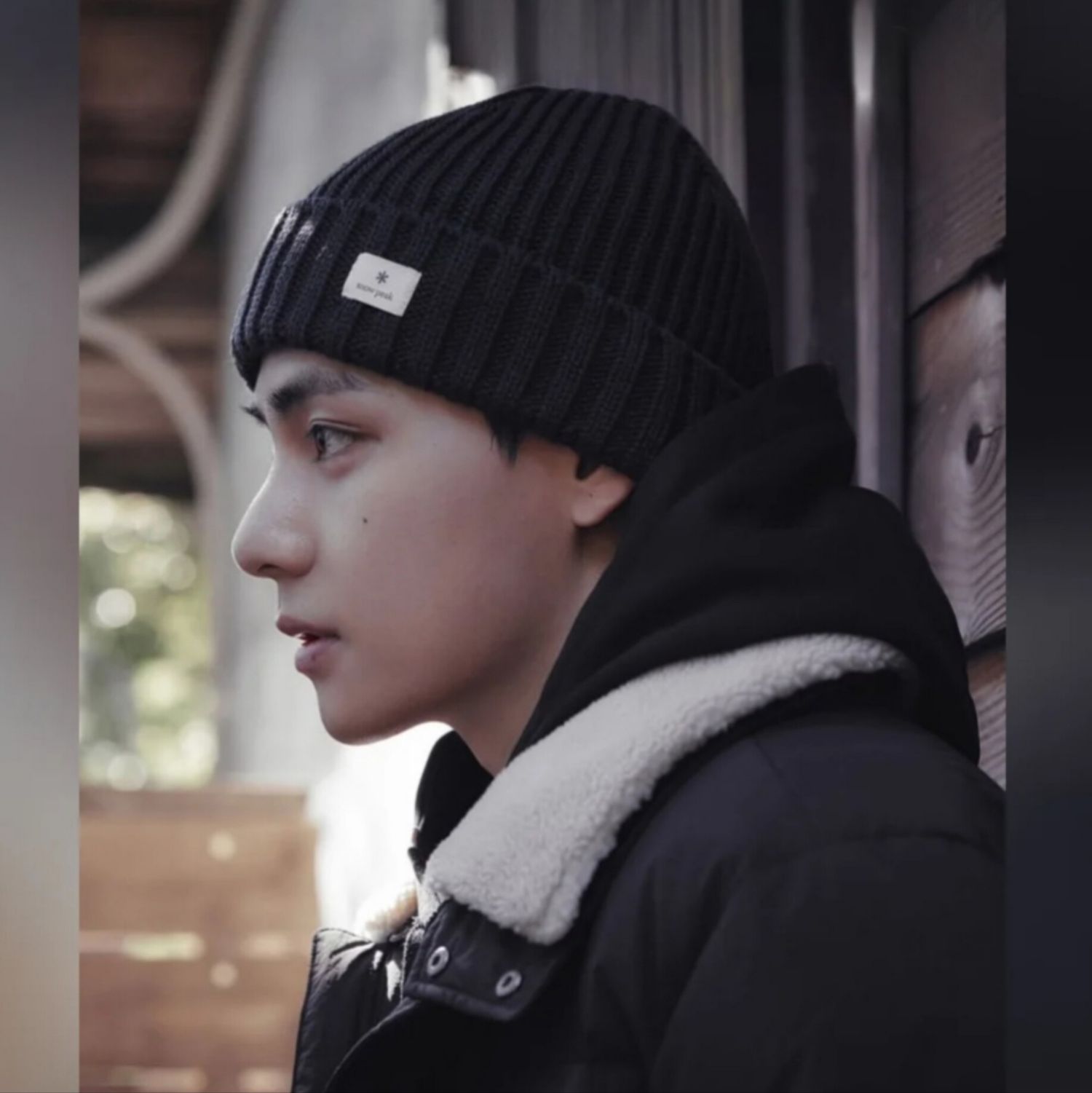 A moment captured by V (BTS)'s fan