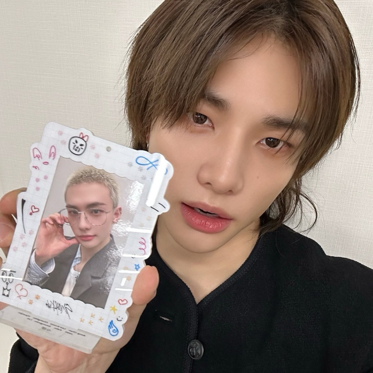 Recent activity shot of Hyunjin (Stray Kids)