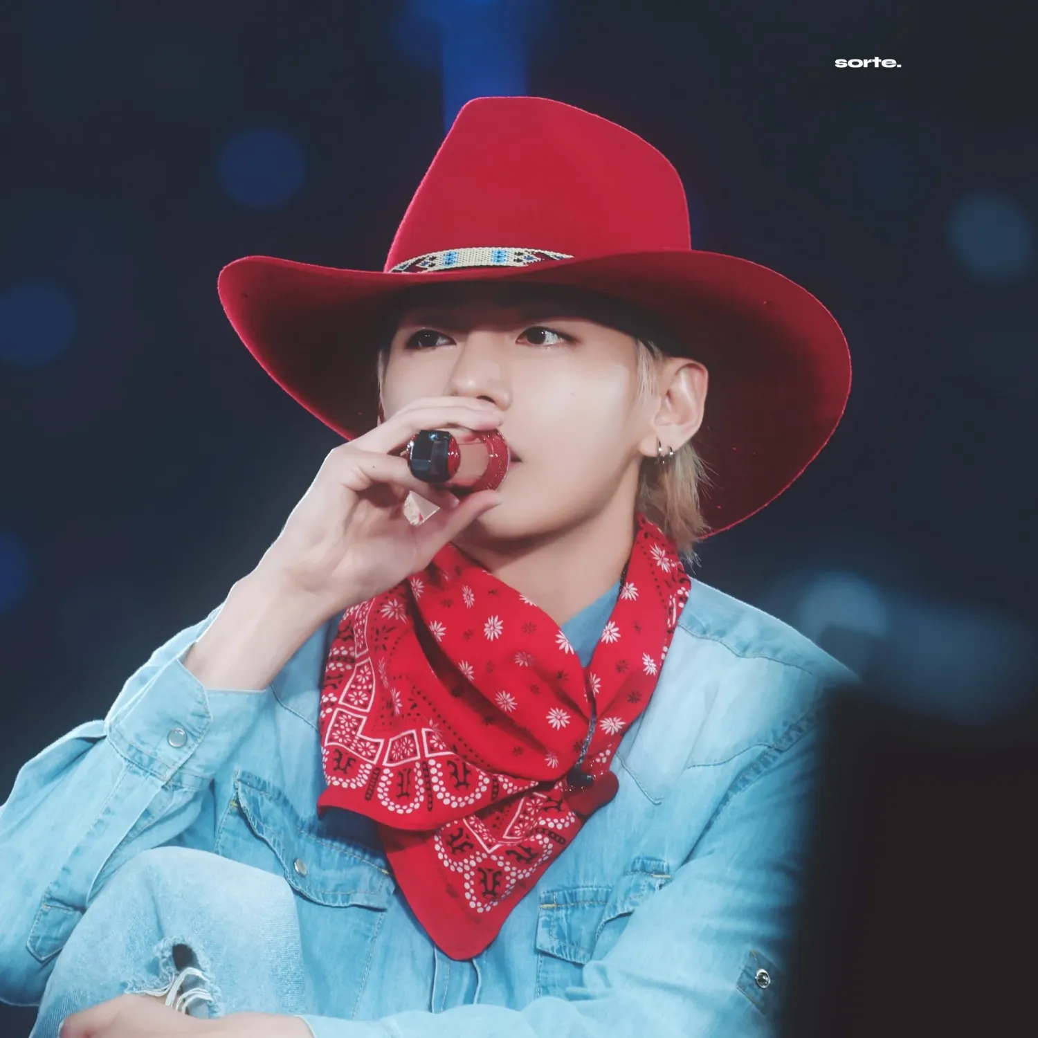 Recent activity shot of V (BTS)