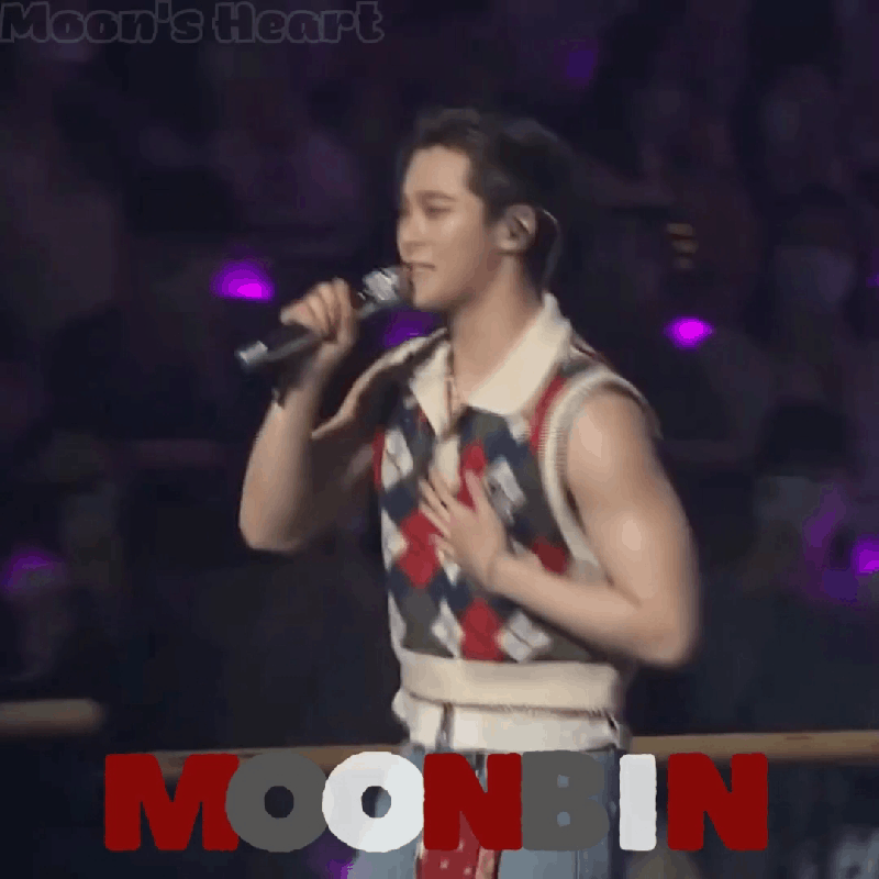 Recent activity shot of Moonbin (ASTRO)