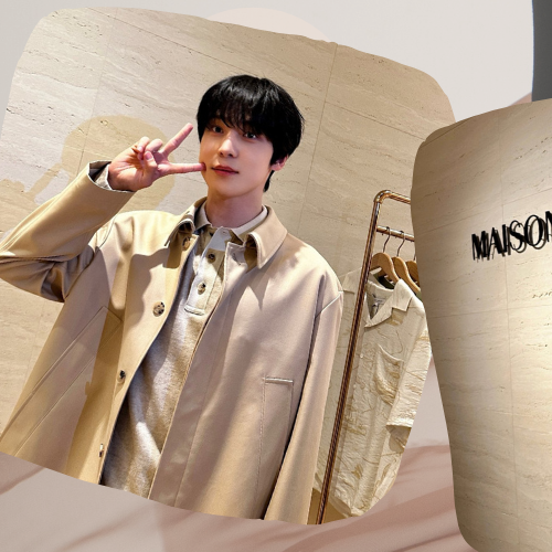 Recent activity shot of Yunho (ATEEZ)