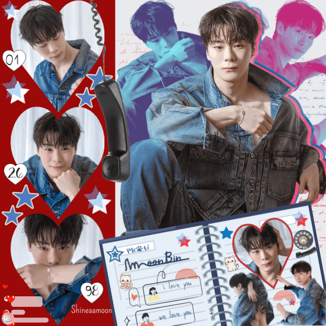 Recent activity shot of Moonbin (ASTRO)