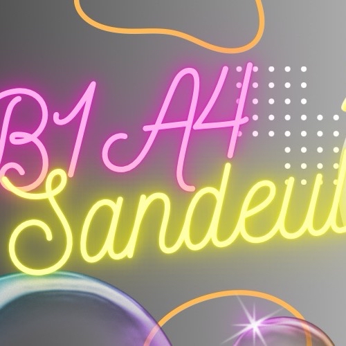 Recent activity shot of Sandeul (B1A4)