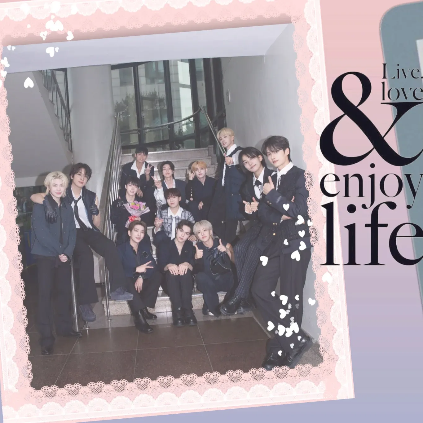 A moment captured by SEVENTEEN's fan