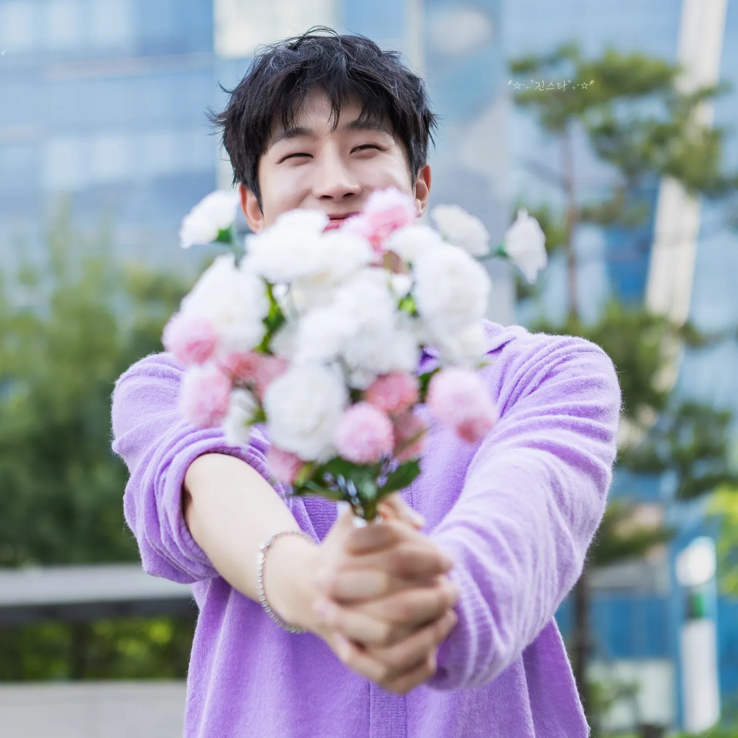 A moment captured by Jinjin (ASTRO)'s fan