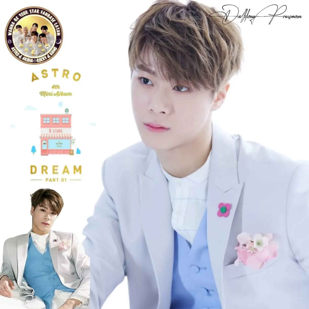 Recent activity shot of Moonbin (ASTRO)