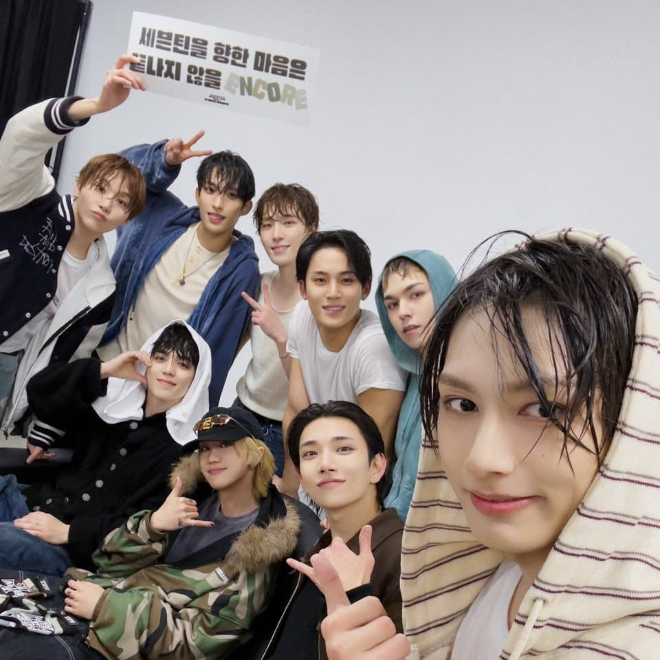 세븐틴의 비하인드 컷