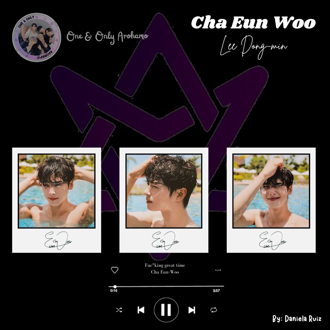 Recent activity shot of Eunwoo (ASTRO)