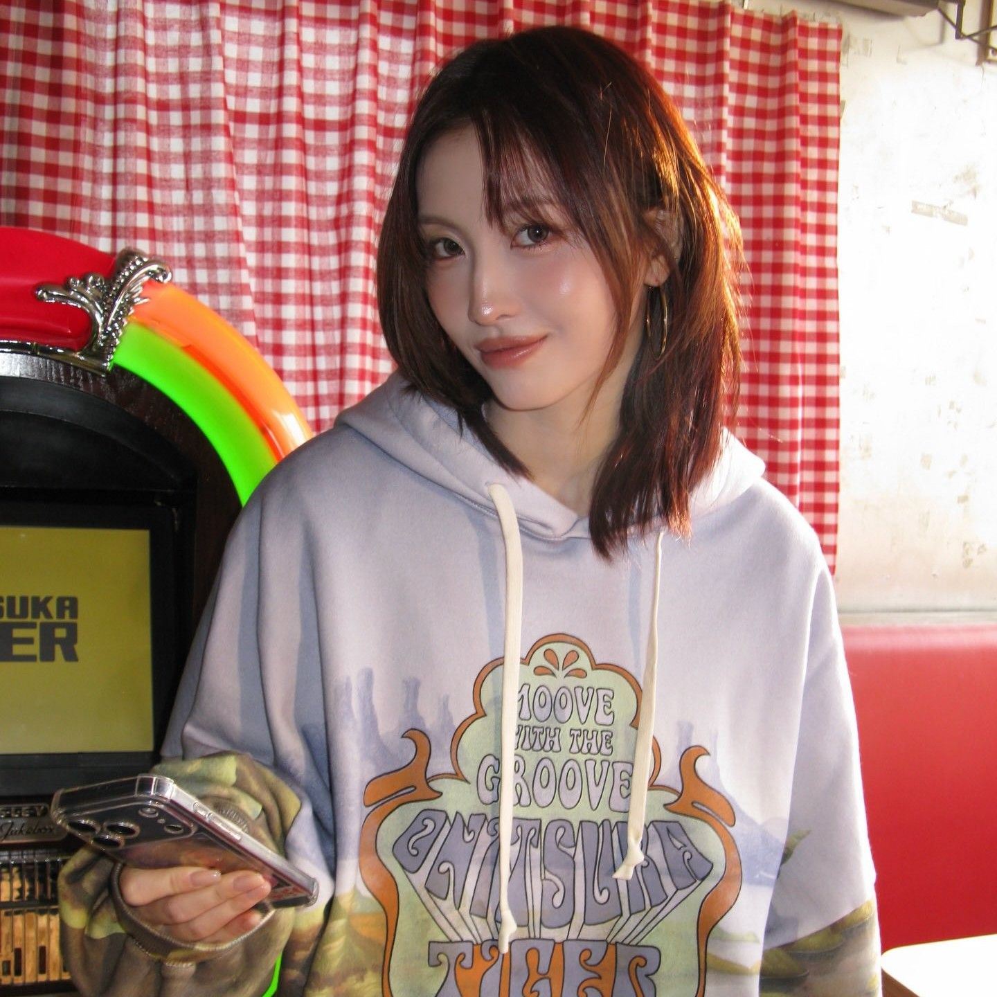 Recent activity shot of Momo (TWICE)