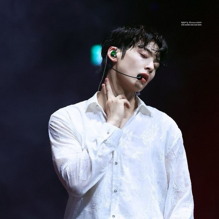 Recent activity shot of Eunwoo (ASTRO)