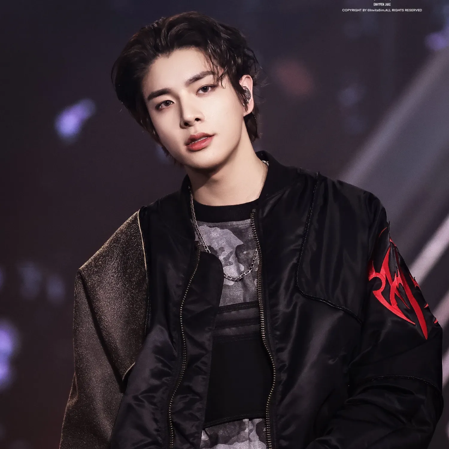 A moment captured by Jake (ENHYPEN)'s fan