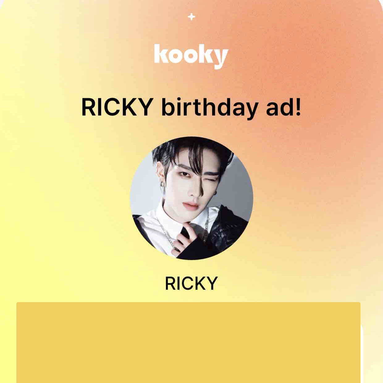 Recent activity shot of Ricky (ZEROBASEONE)