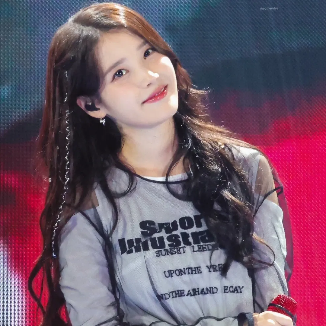 A moment captured by IU's fan