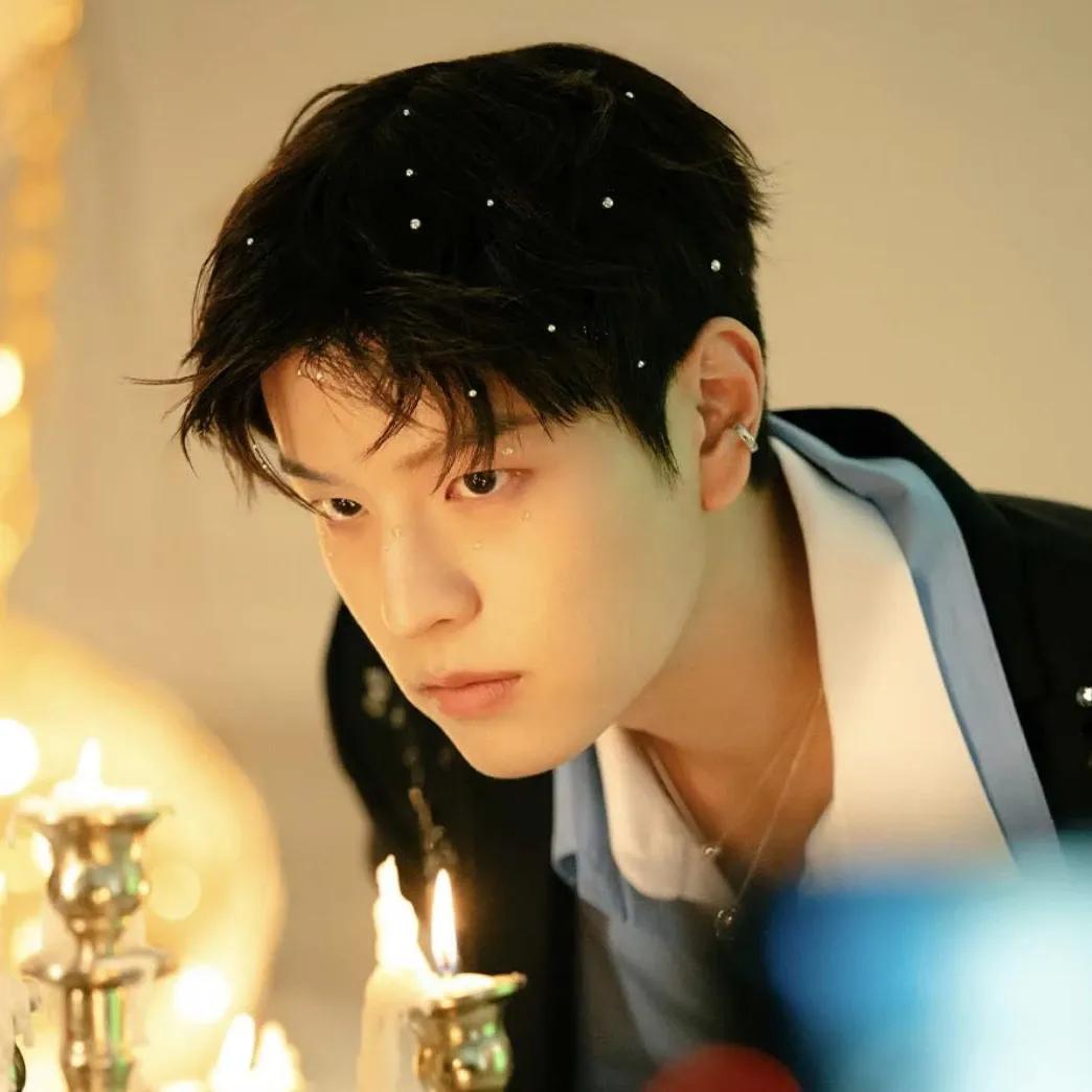 Recent activity shot of Seungmin (Stray Kids)