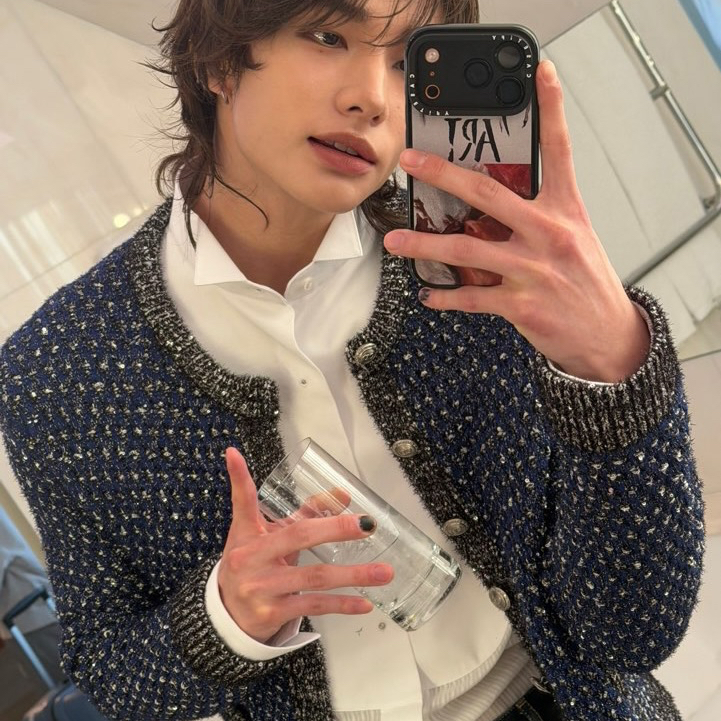 Behind-the-scenes cut of Hyunjin (Stray Kids)