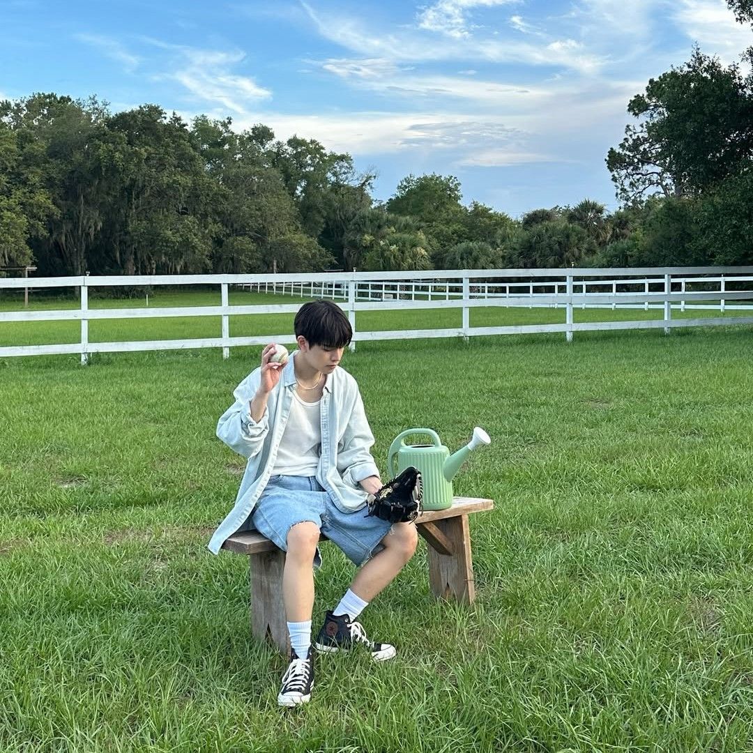 A moment captured by Seungmin (Stray Kids)'s fan