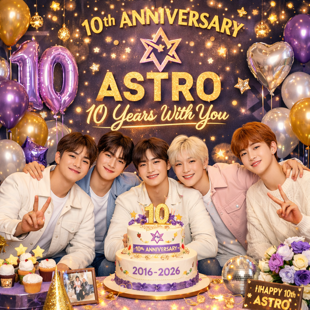 A moment captured by ASTRO's fan