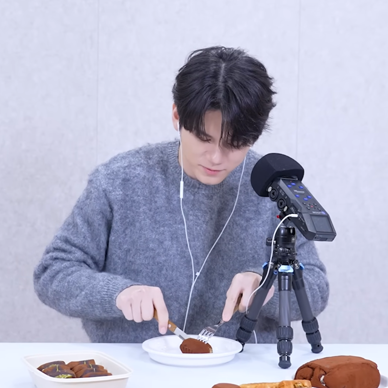 옹성우의 비하인드 컷