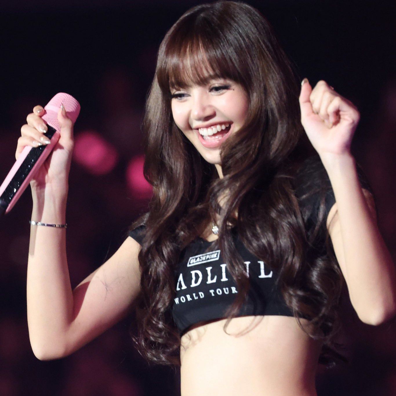 A moment captured by Lisa (BLACKPINK)'s fan