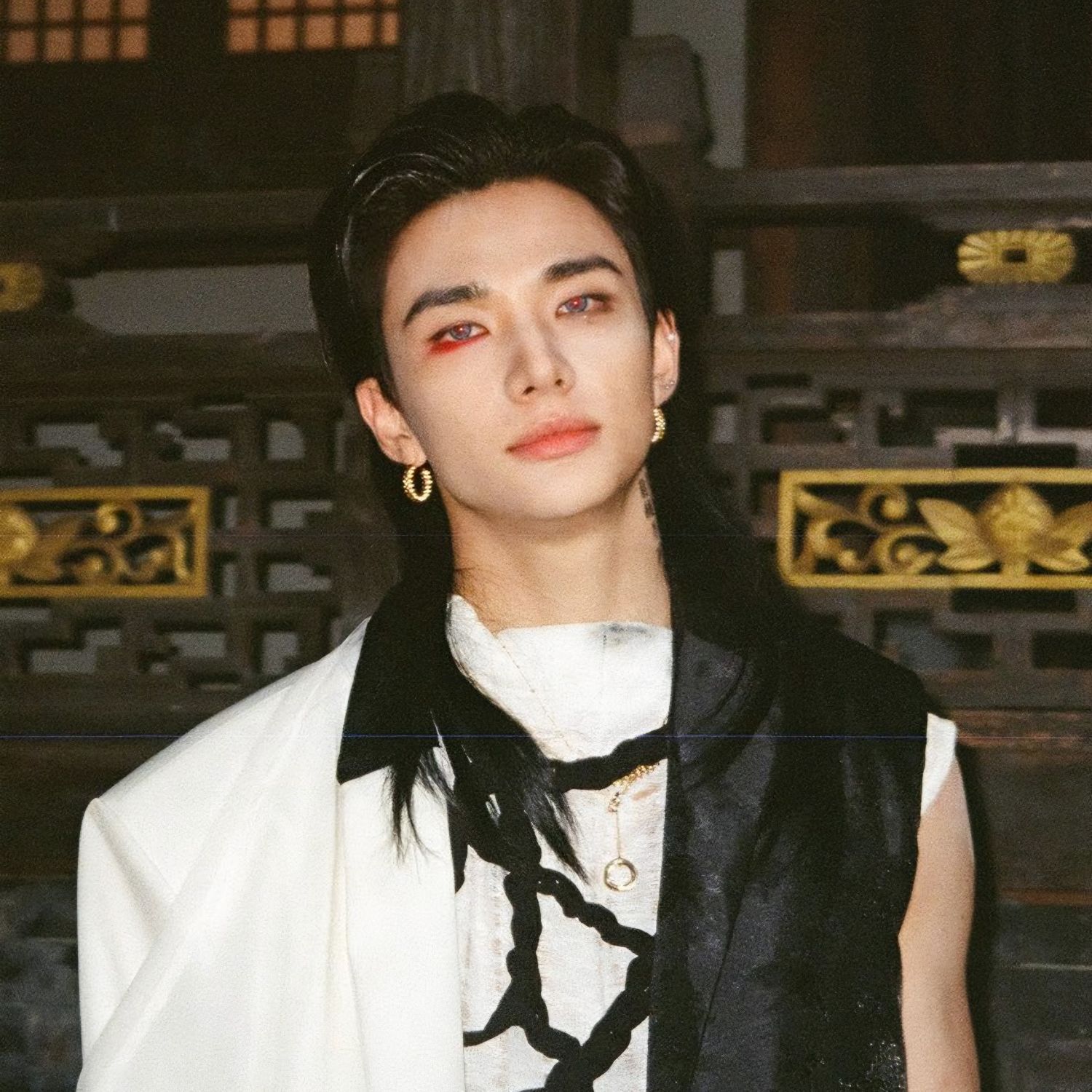 Recent activity shot of Hyunjin (Stray Kids)