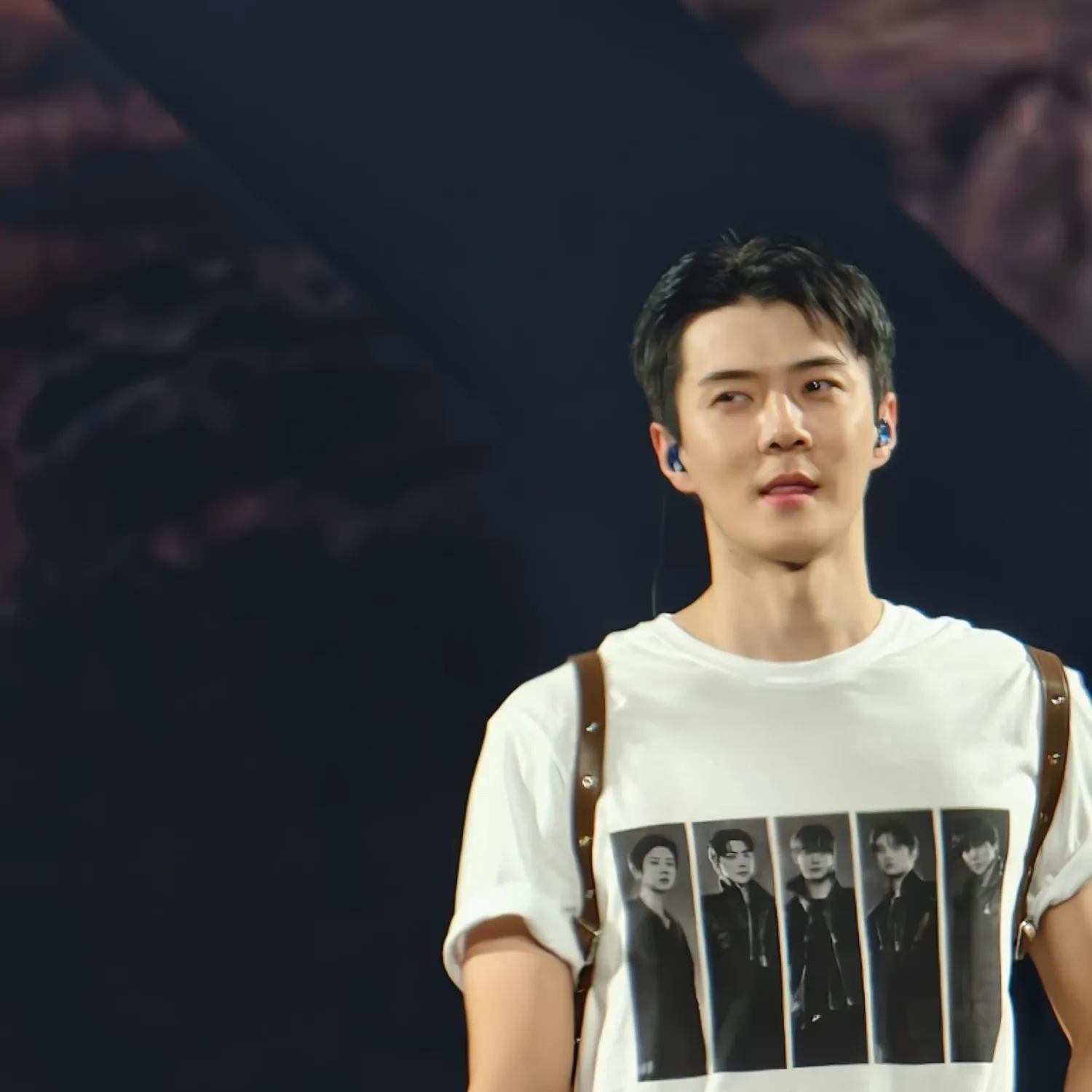 Recent activity shot of Sehun (EXO)