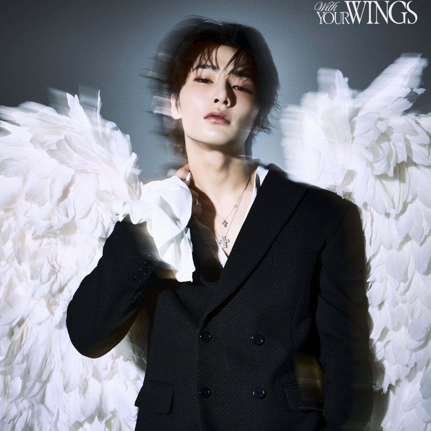 A moment captured by Stray Kids's fan