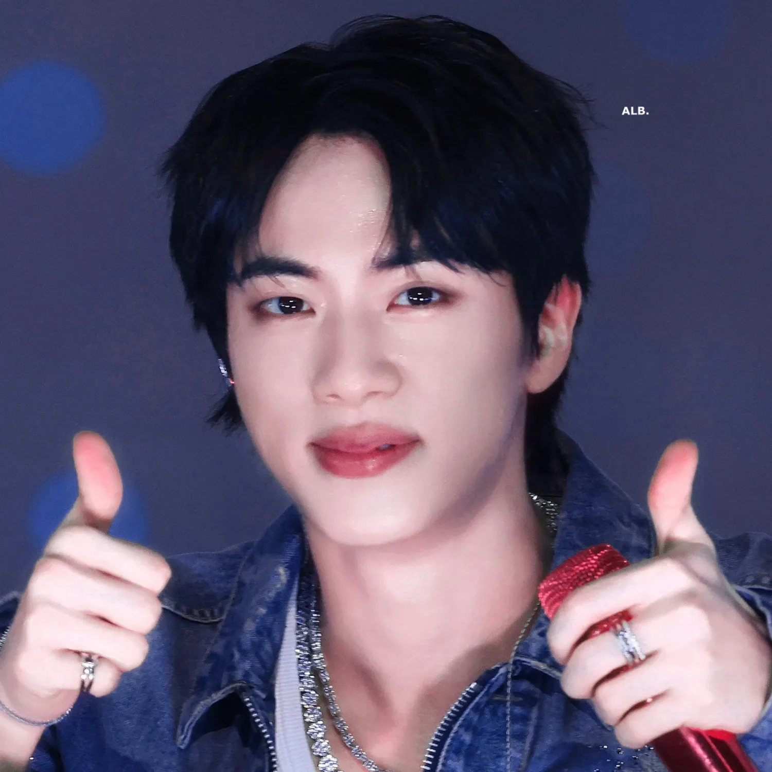 Recent activity shot of Jin (BTS)