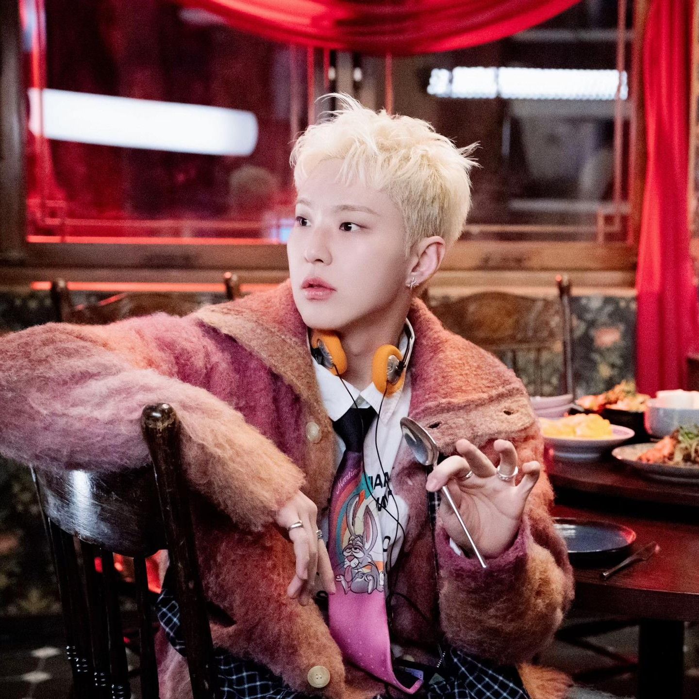 Recent activity shot of Hoshi (SEVENTEEN)