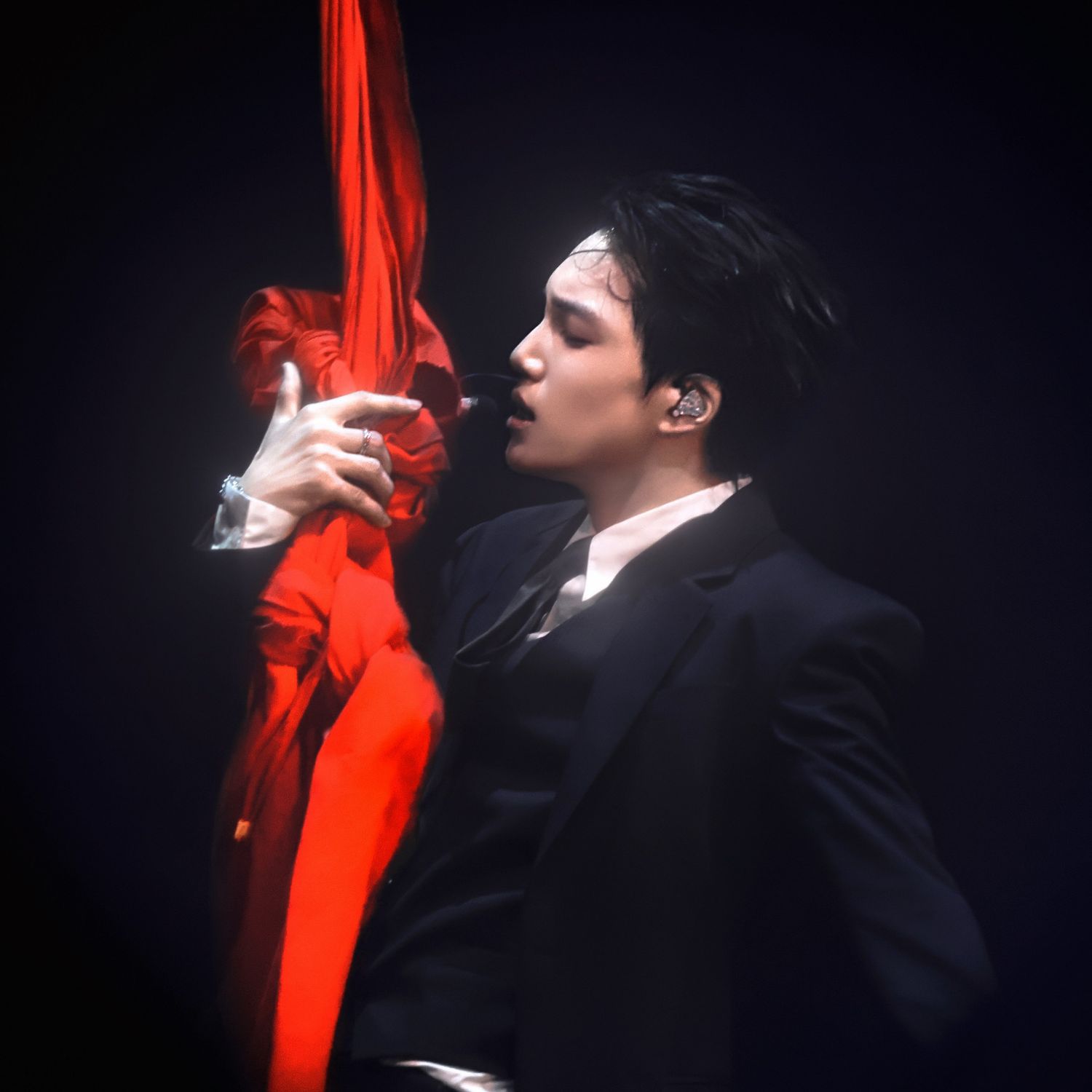 A moment captured by Kai (EXO)'s fan