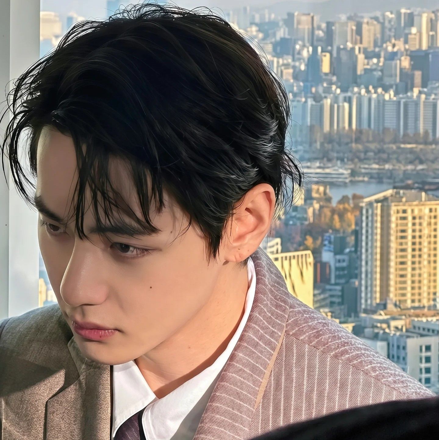 V (防彈少年團)粉絲拍下的瞬間