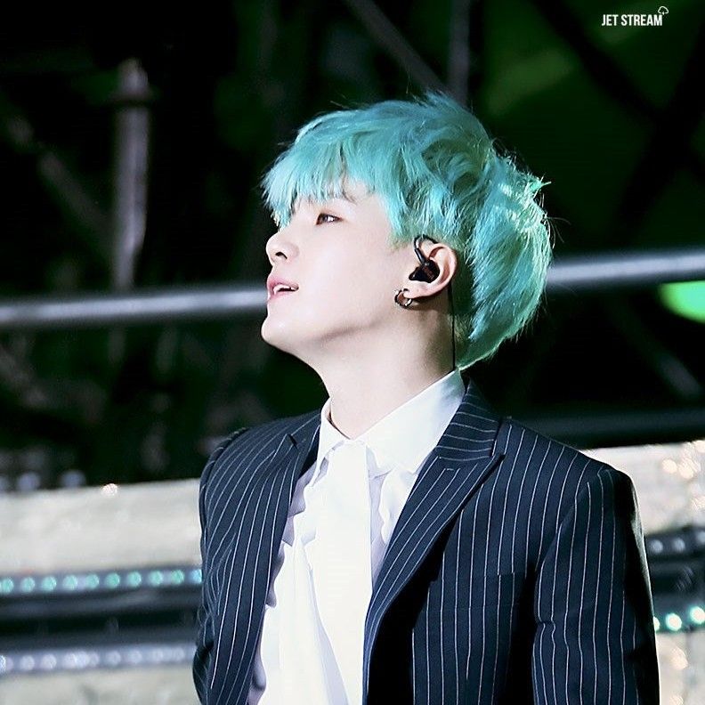 Recent activity shot of SUGA (BTS)