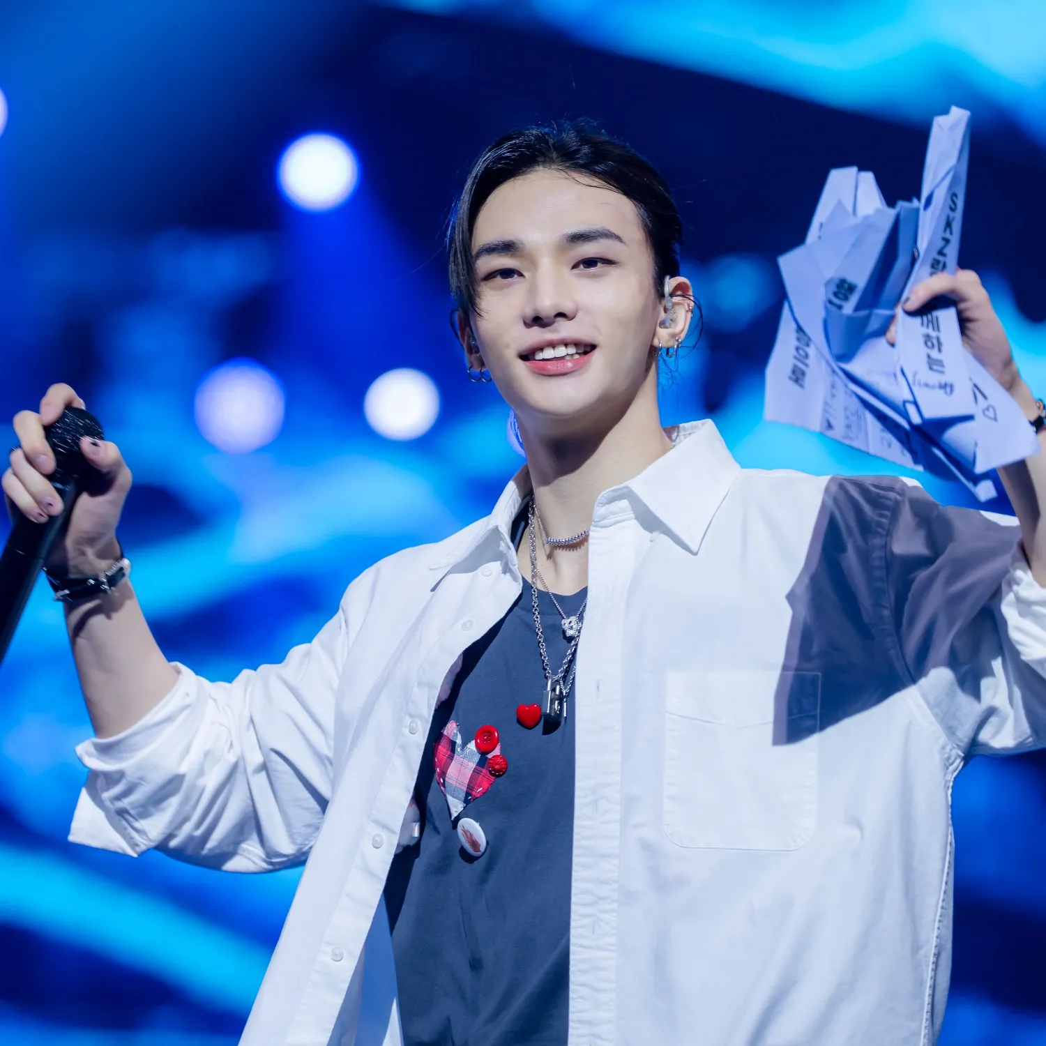 Behind-the-scenes cut of Hyunjin (Stray Kids)