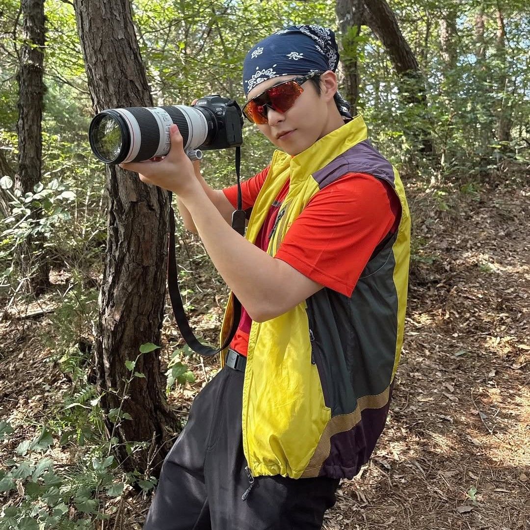 A moment captured by Xiumin (EXO)'s fan