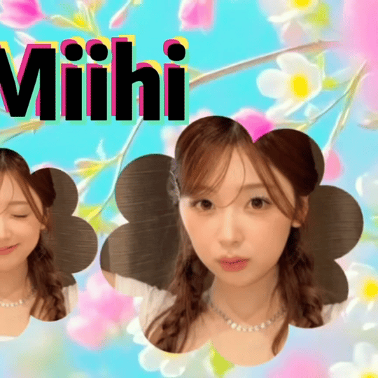 Behind-the-scenes cut of Miihi (NiziU)