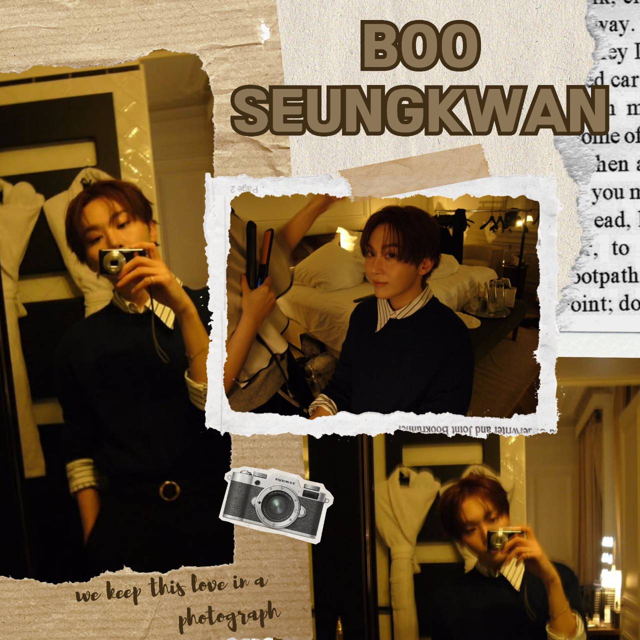 Behind-the-scenes cut of Seungkwan (SEVENTEEN)