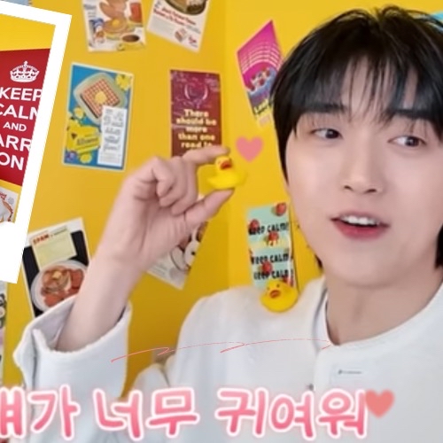 A moment captured by Sandeul (B1A4)'s fan