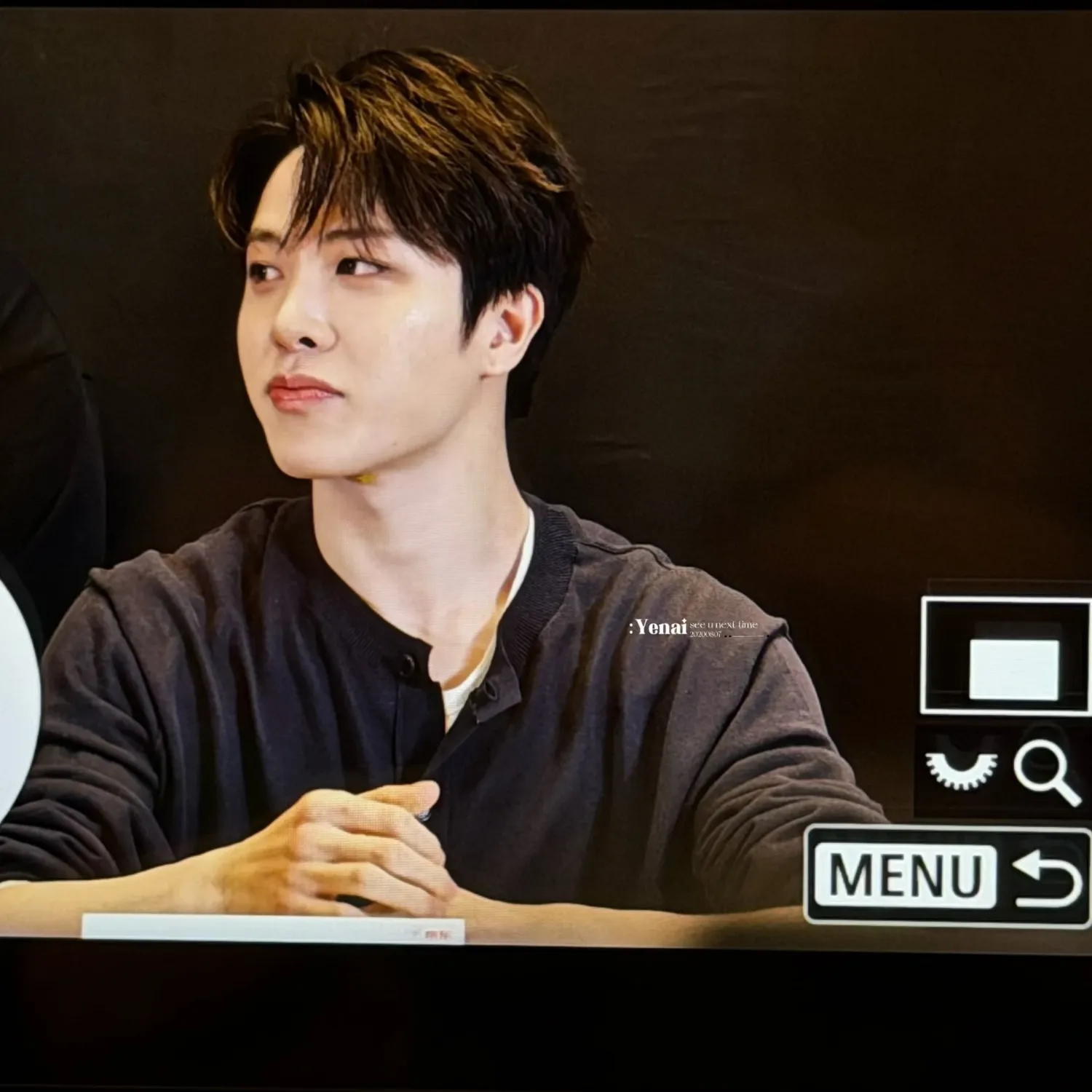 Momen yang diabadikan oleh penggemar So Junghwan (TREASURE)