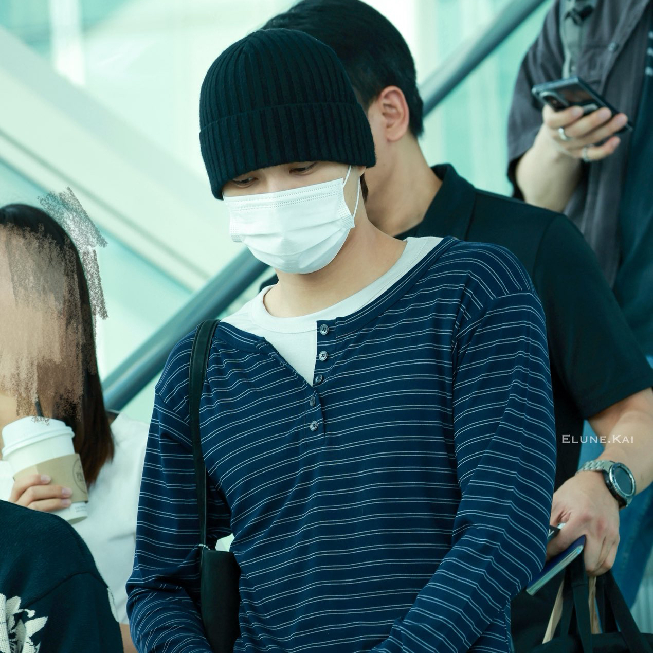 Momen yang diabadikan oleh penggemar Kai (EXO)