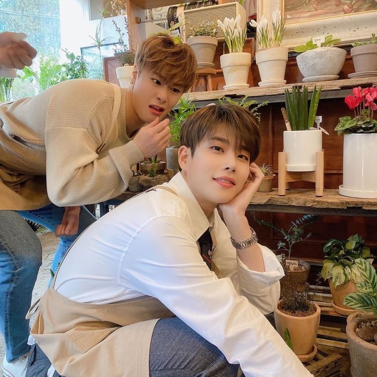 A moment captured by Moonbin (ASTRO)'s fan